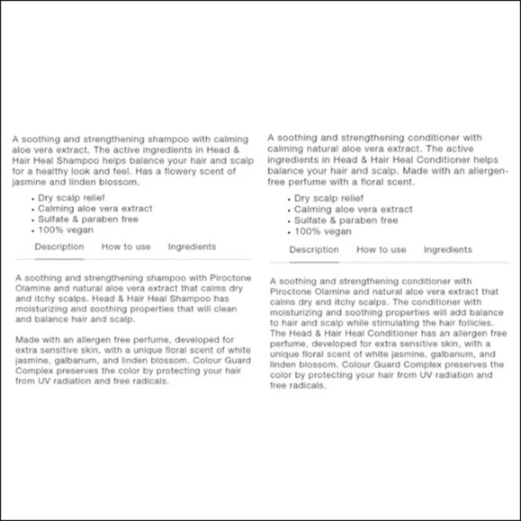 ❣️2/$36 NEW Maria Nila Head & Hair Heal Shampoo & Conditioner Duo Set $34.00 - Picture 10 of 11